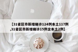 【31省区市新增确诊124例本土117例,31省区市新增确诊15例含本土2例】